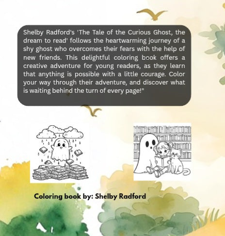 The Tale of the Curious Ghost: A Dream to Read Coloring Book